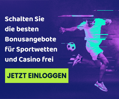 Sportliches Motiv mit Werbetext zu Boni für Sportwetten und Casino in der Schweiz auf Wettigo Schweiz